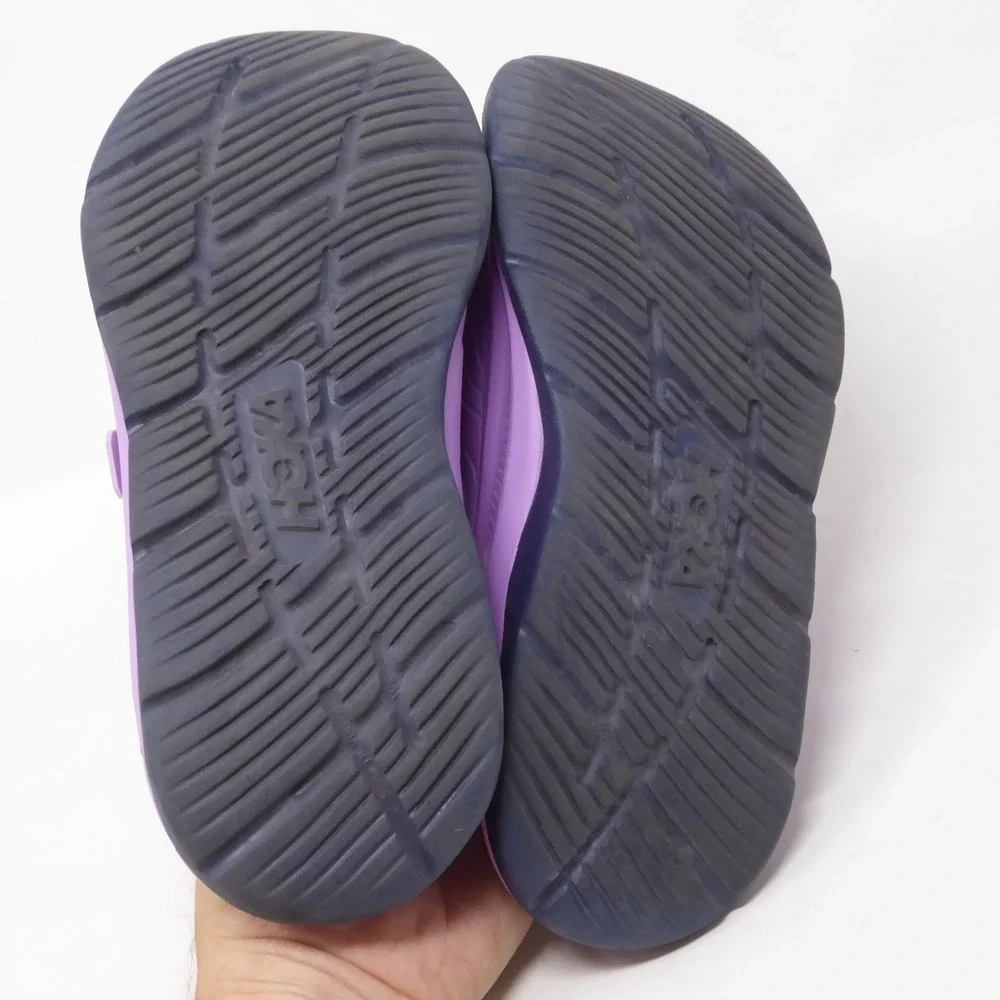 Hoka Womens Ora Luxe Slide Sandals Purple Adjustable Straps Size 6